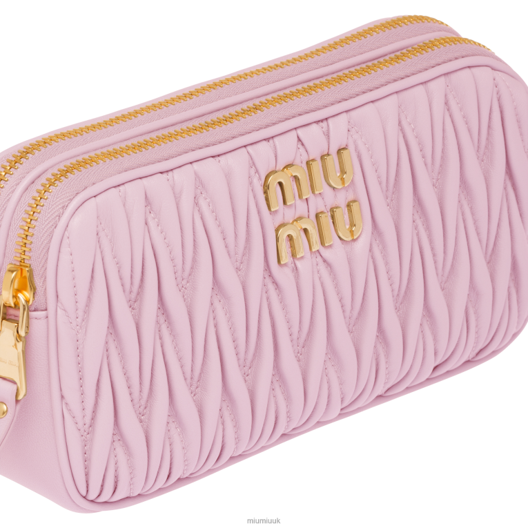 Collection Matelasse Nappa Leather Mini-bag Miu Miu XH28Z83 Alabaster Pink