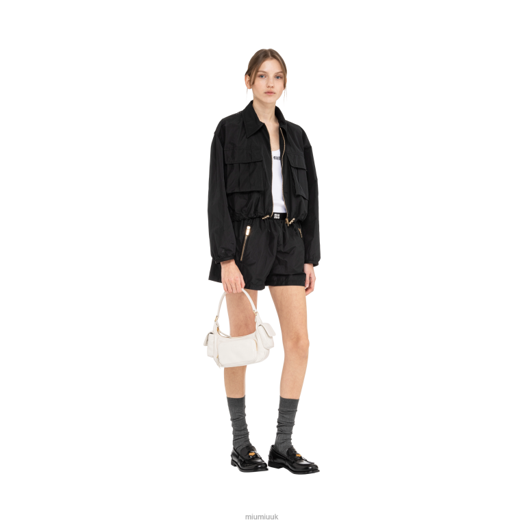 Collection Nappa Leather Pocket Bag Miu Miu XH28Z85 White