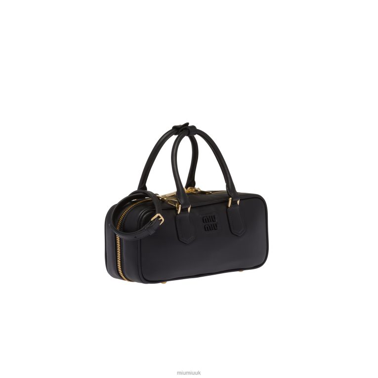 Collection Arcadie Leather Bag Miu Miu XH28Z137 Black