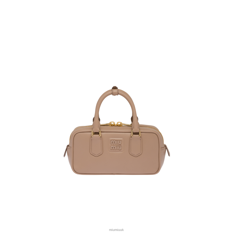 Collection Arcadie Leather Bag Miu Miu XH28Z138 Cameo