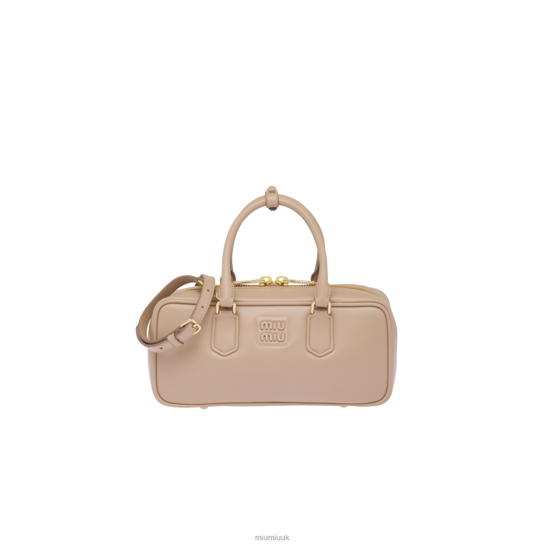 Collection Arcadie Leather Bag Miu Miu XH28Z139 Cameo