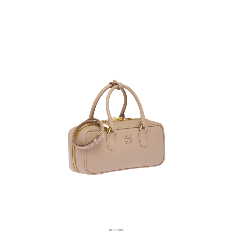 Collection Arcadie Leather Bag Miu Miu XH28Z139 Cameo