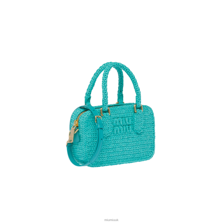 Collection Crochet Top-handle Bag Miu Miu XH28Z161 Jade Green
