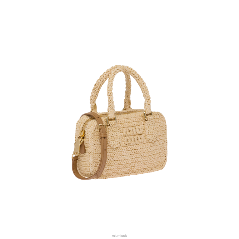 Collection Crochet Top-handle Bag Miu Miu XH28Z162 Natural