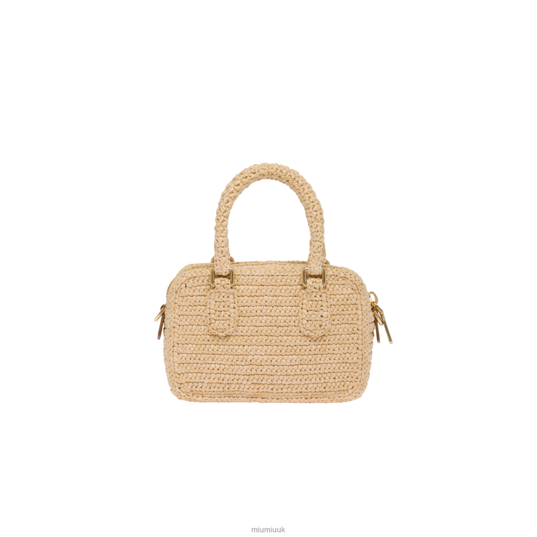 Collection Crochet Top-handle Bag Miu Miu XH28Z162 Natural