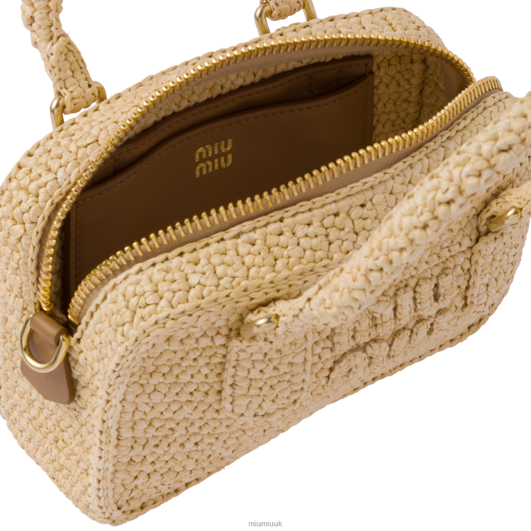 Collection Crochet Top-handle Bag Miu Miu XH28Z162 Natural