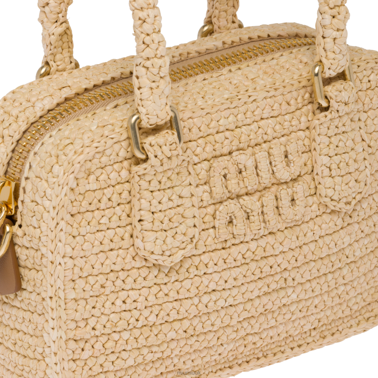 Collection Crochet Top-handle Bag Miu Miu XH28Z162 Natural