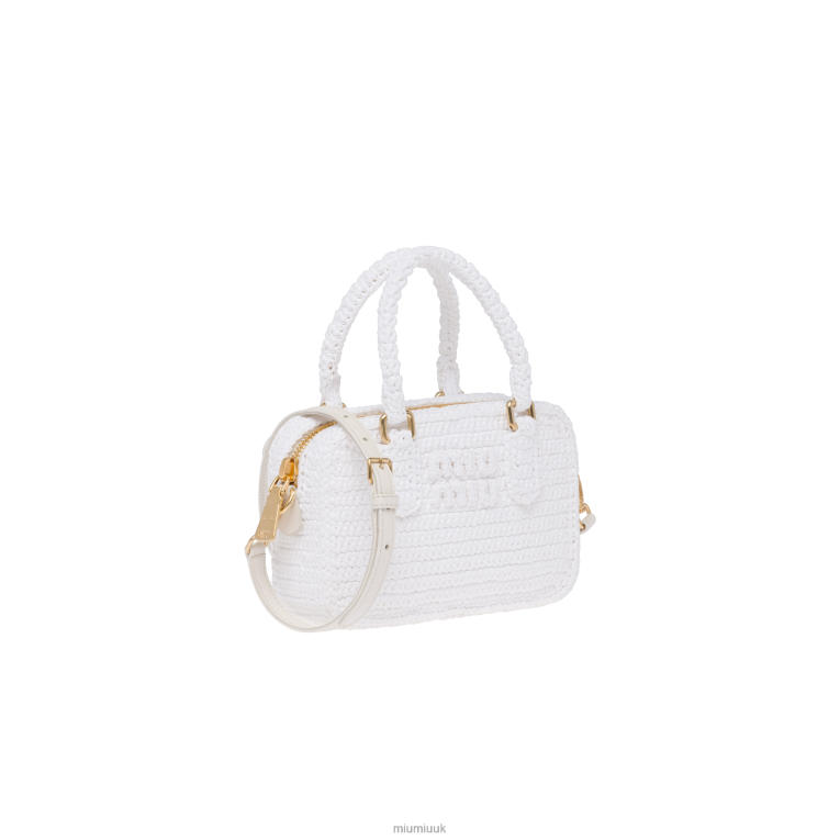 Collection Crochet Top-handle Bag Miu Miu XH28Z163 White
