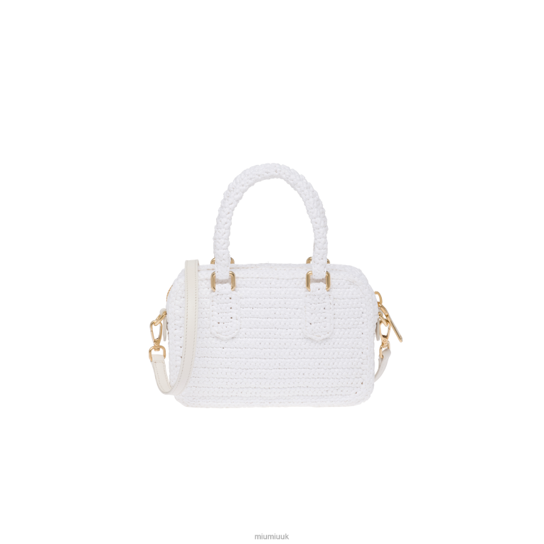 Collection Crochet Top-handle Bag Miu Miu XH28Z163 White