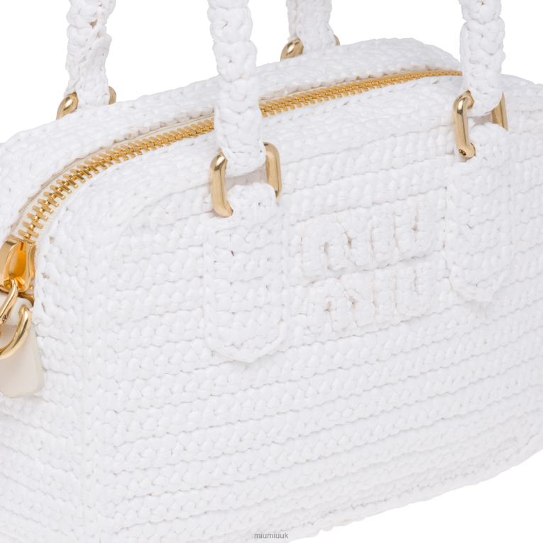 Collection Crochet Top-handle Bag Miu Miu XH28Z163 White