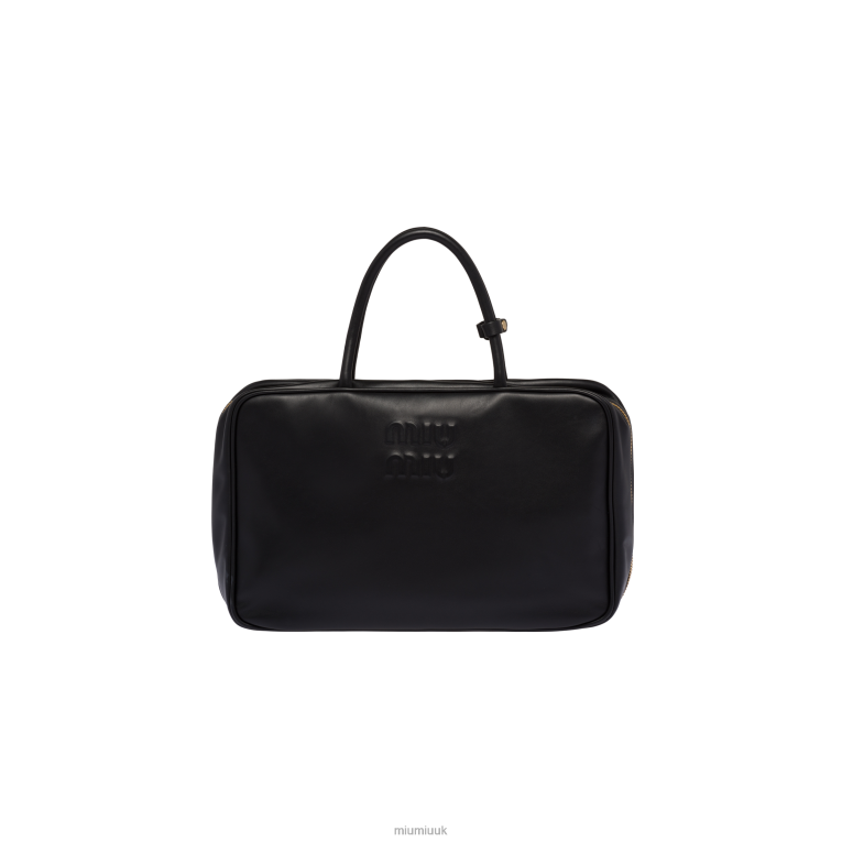 Collection Leather Top-handle Bag Miu Miu XH28Z151 Black