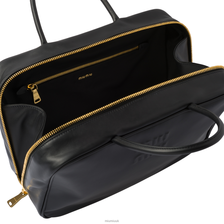 Collection Leather Top-handle Bag Miu Miu XH28Z151 Black
