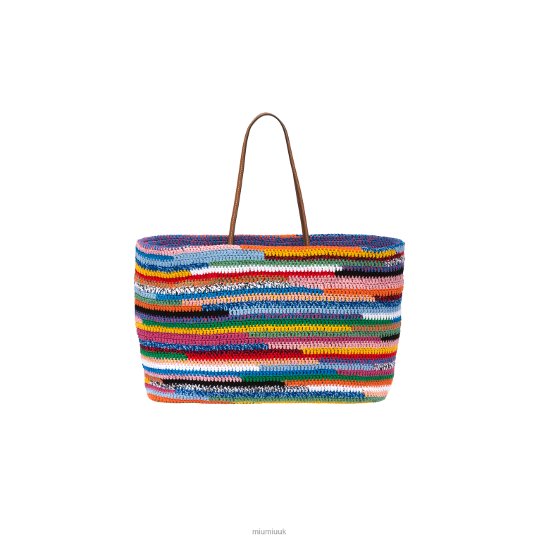 Collection Crochet Tote Bag Miu Miu XH28Z130 Multicolored