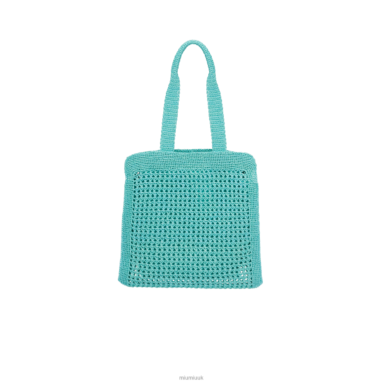 Collection Fabric Tote Bag Miu Miu XH28Z128 Jade Green