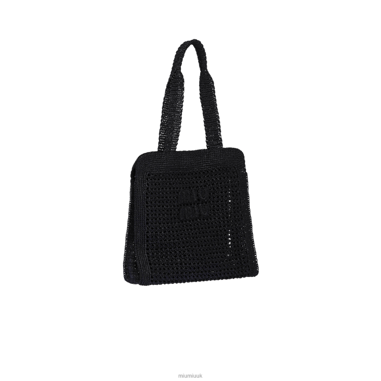 Collection Fabric Tote Bag Miu Miu XH28Z129 Black