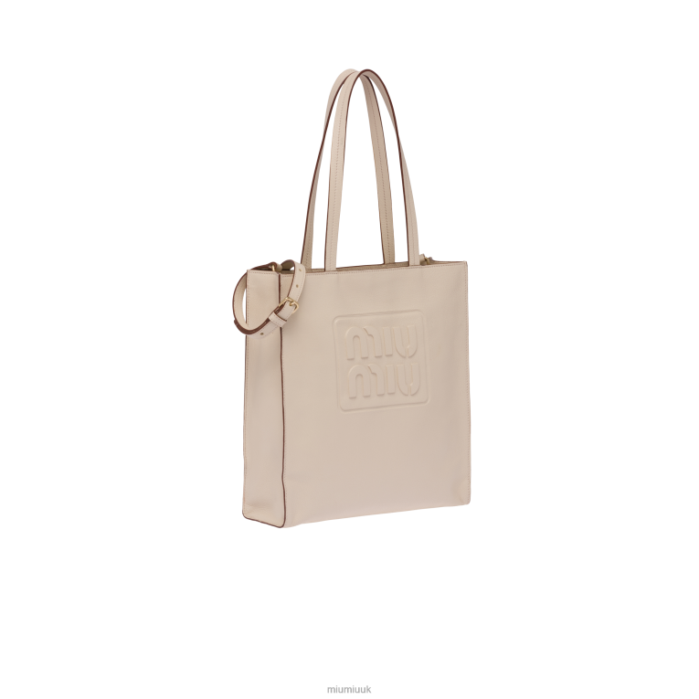 Collection Madras Tote Bag Miu Miu XH28Z120 Raw White