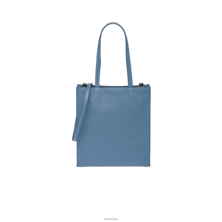 Collection Madras Tote Bag Miu Miu XH28Z122 Astral Blue