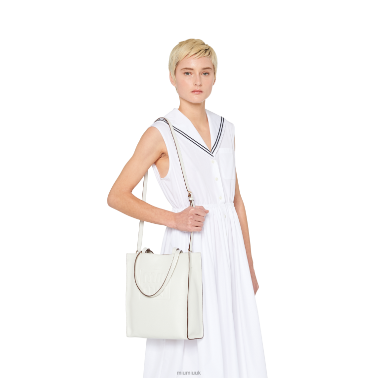 Collection Madras Tote Bag Miu Miu XH28Z123 White