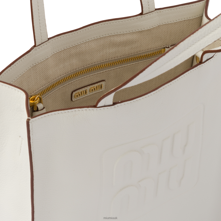 Collection Madras Tote Bag Miu Miu XH28Z123 White
