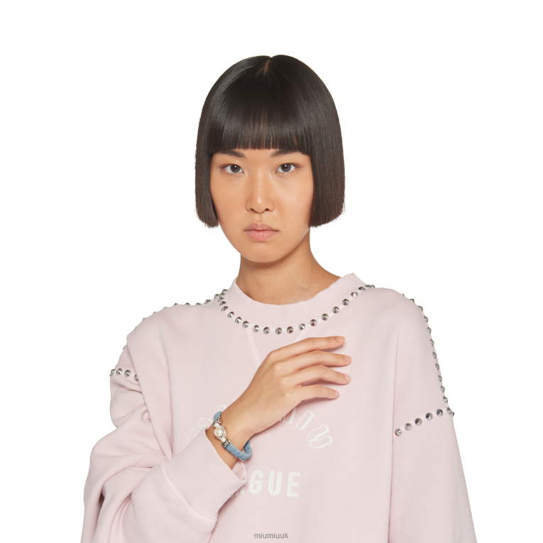 Jewels Apparel Miu Miu XH28Z1345 Light Blue