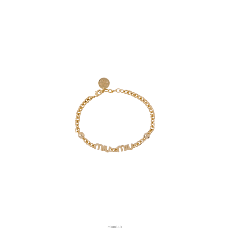 Jewels Metal Bracelet Miu Miu XH28Z1327 Gold
