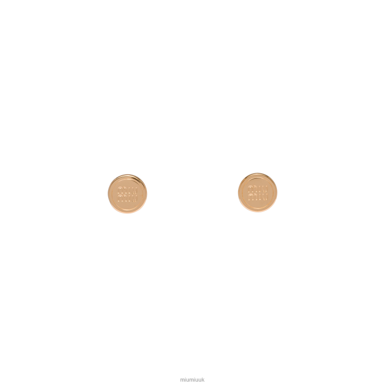Jewels Metal Earrings Miu Miu XH28Z1321 Gold