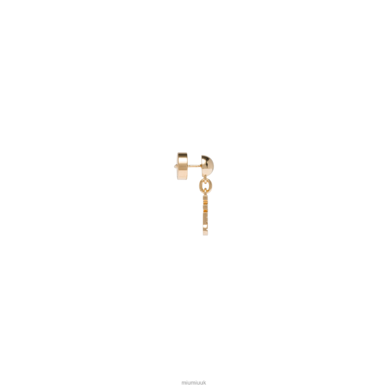 Jewels Metal Earrings Miu Miu XH28Z1325 Gold