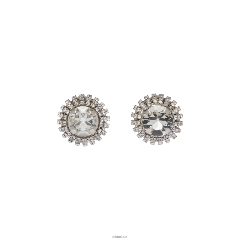 Jewels Metal Earrings With s Miu Miu XH28Z1319 Crystal