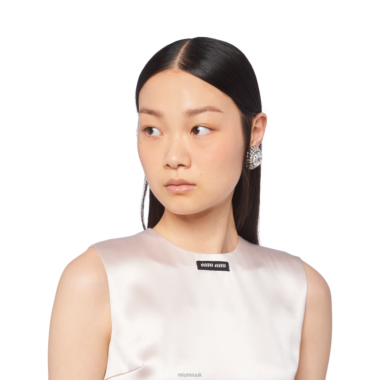 Jewels Metal Earrings With s Miu Miu XH28Z1319 Crystal