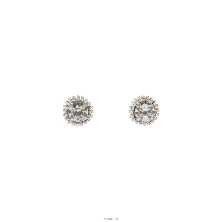 Jewels Metal Earrings With s Miu Miu XH28Z1320 Crystal