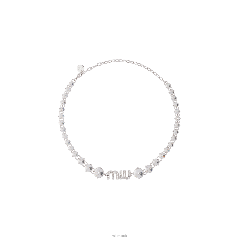 Jewels Crystal Necklace Miu Miu XH28Z1368 Steel/Crystal