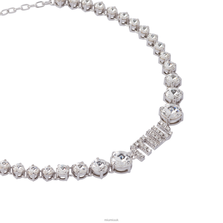 Jewels Crystal Necklace Miu Miu XH28Z1368 Steel/Crystal