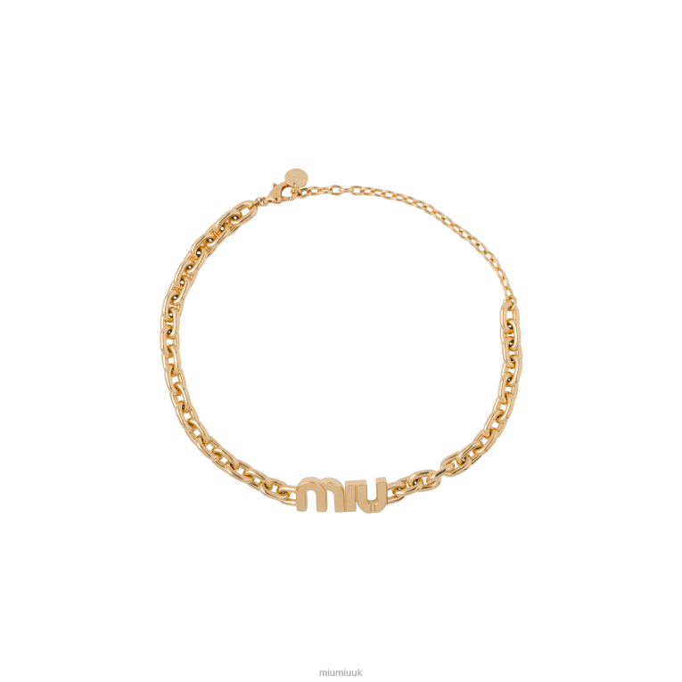 Jewels Metal Choker Miu Miu XH28Z1379 Gold