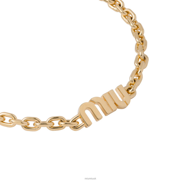 Jewels Metal Choker Miu Miu XH28Z1379 Gold