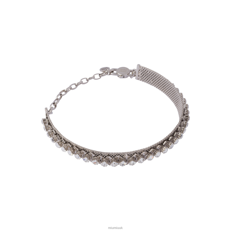 Jewels Metal Choker With s Miu Miu XH28Z1377 Crystal