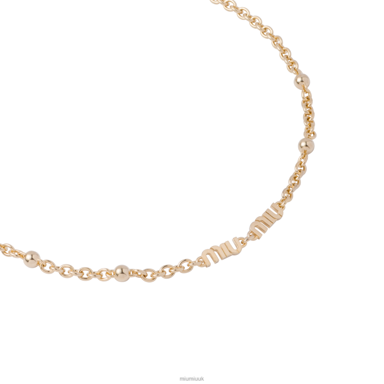 Jewels Metal Necklace Miu Miu XH28Z1380 Gold