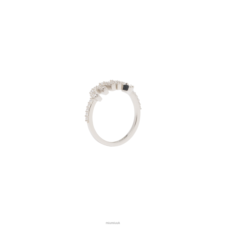 Jewels Crystal Ring Miu Miu XH28Z1391 Steel/Crystal
