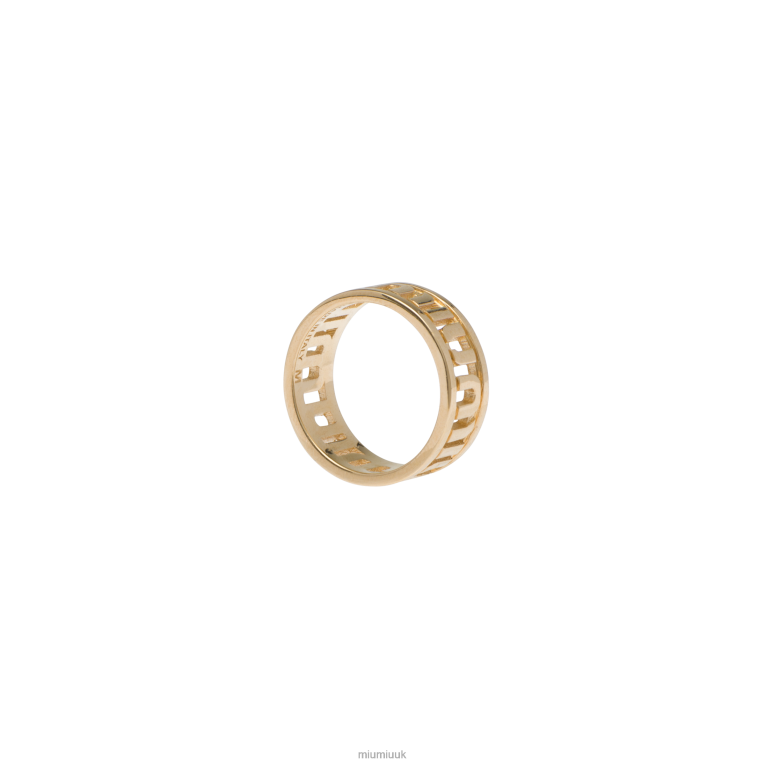 Jewels Metal Ring Miu Miu XH28Z1388 Gold