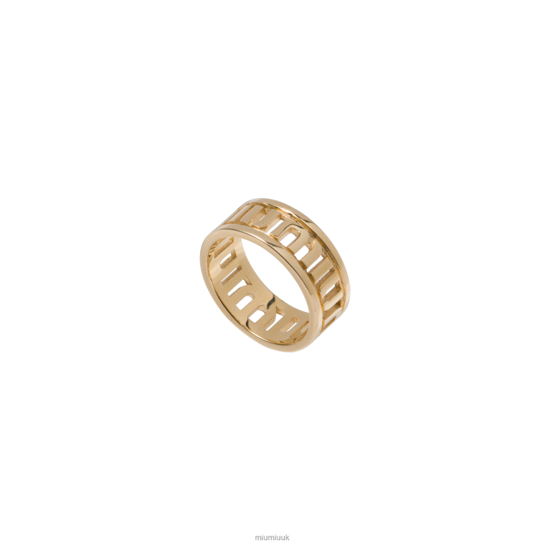 Jewels Metal Ring Miu Miu XH28Z1388 Gold