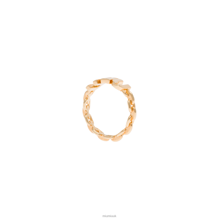 Jewels Metal Ring Miu Miu XH28Z1395 Gold