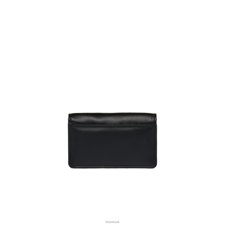 Collection Leather Card Holder Miu Miu XH28Z1030 Black