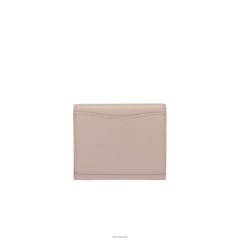 Collection Leather Card Holder Miu Miu XH28Z1061 Water Lily