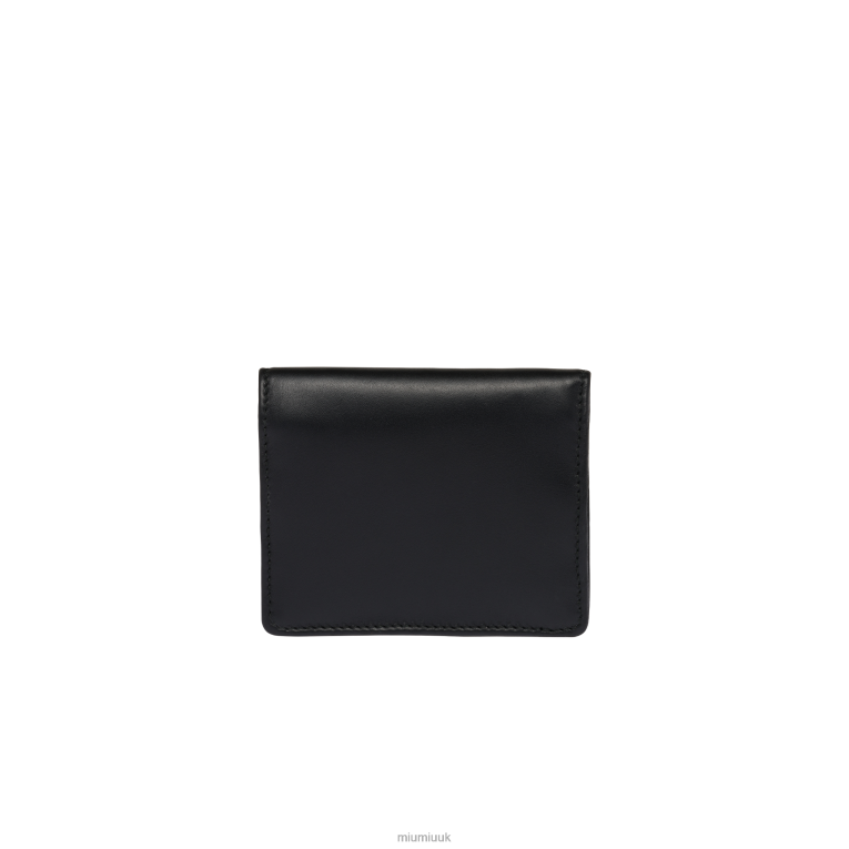 Collection Small Leather Wallet Miu Miu XH28Z1064 Black