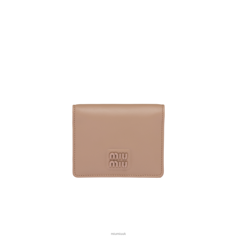 Collection Small Leather Wallet Miu Miu XH28Z1066 Cameo