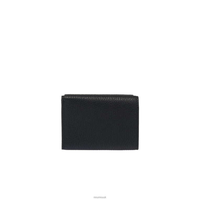 Collection Small Leather Wallet Miu Miu XH28Z1078 Black