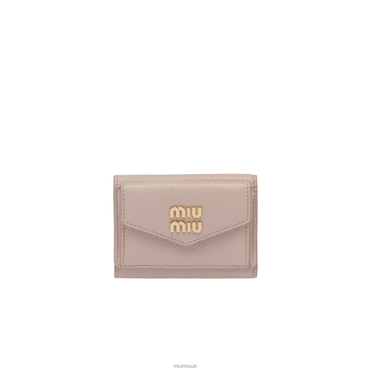 Collection Small Leather Wallet Miu Miu XH28Z1079 Water Lily