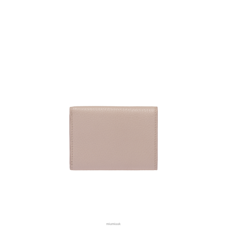 Collection Small Leather Wallet Miu Miu XH28Z1079 Water Lily