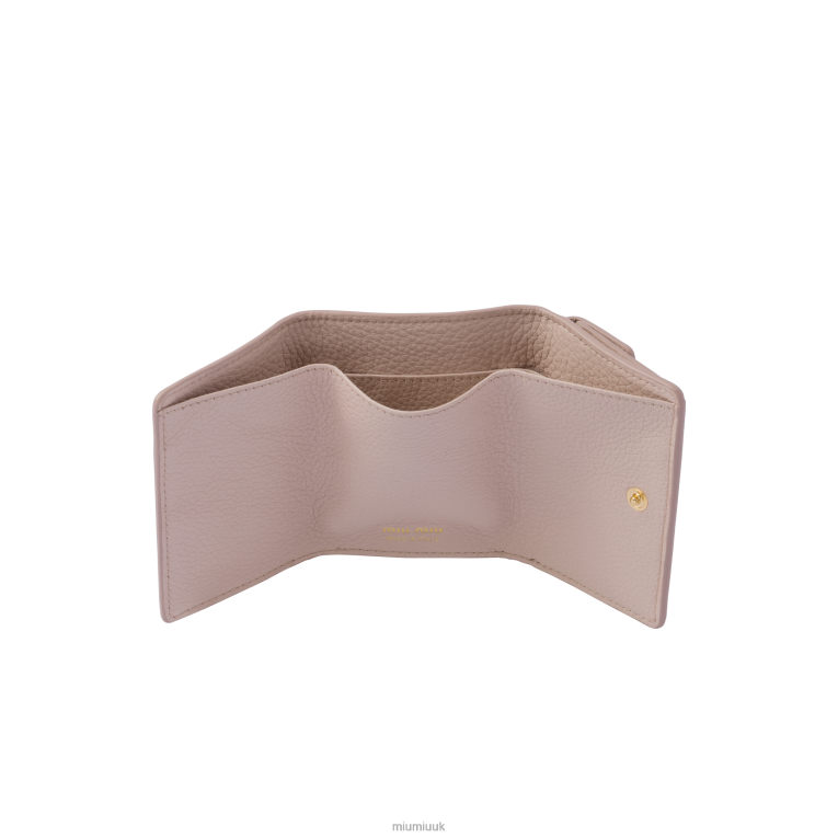 Collection Small Leather Wallet Miu Miu XH28Z1079 Water Lily