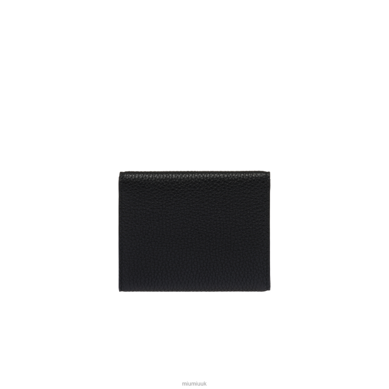 Collection Small Leather Wallet Miu Miu XH28Z1080 Black