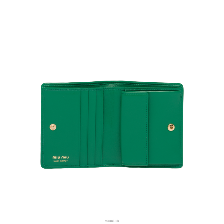 Collection Small Matelasse Nappa Leather Wallet Miu Miu XH28Z1077 Mango